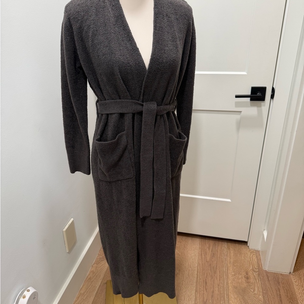 Barefoot Dreams Cozy Chic Lite Robe - Dark Charcoal